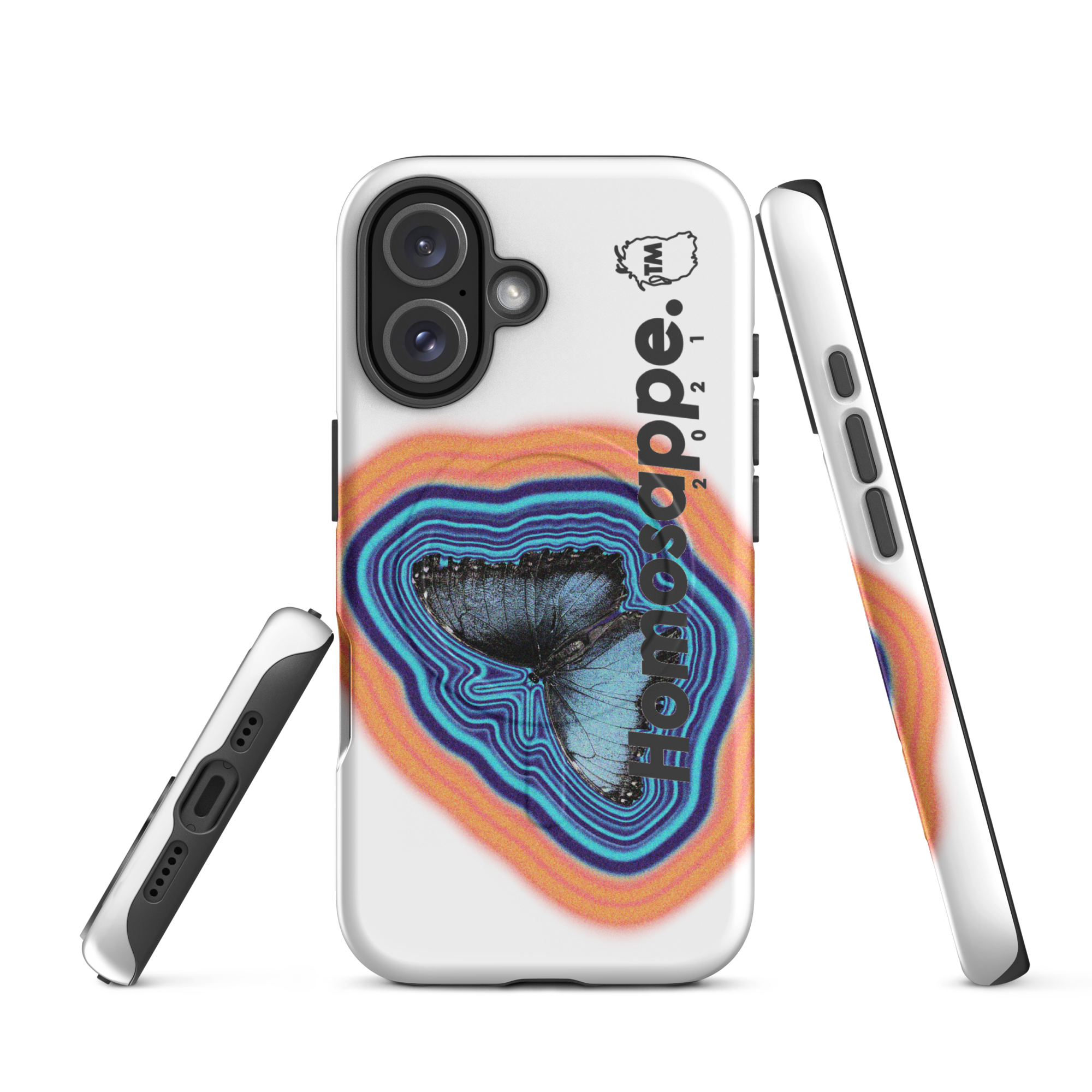 "BUTTERFLY SPECTRUM" MagSafe® tough case for iPhone®